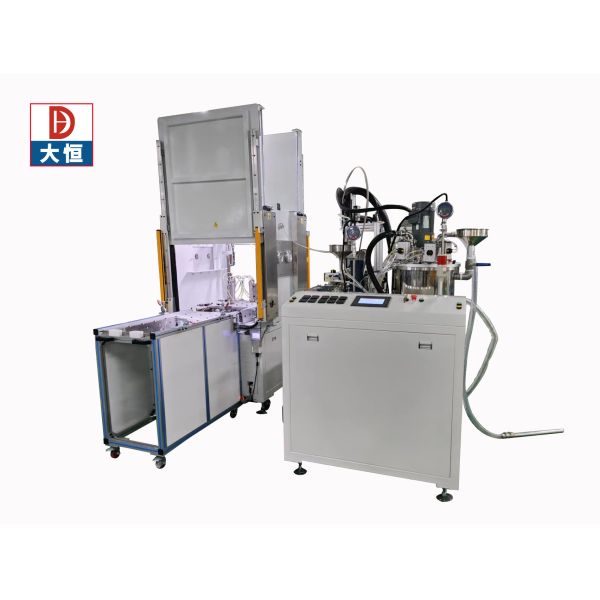 Máquina de distribuição de cola para distribuição de resinas epoxi e de