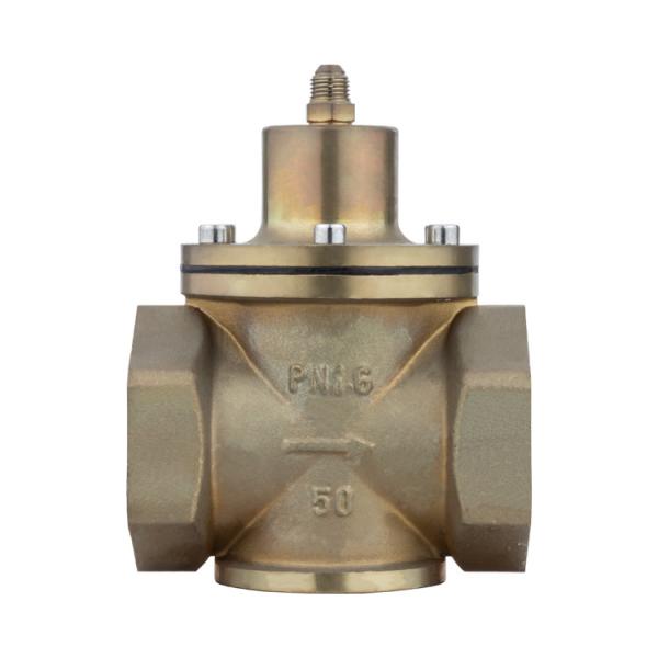Forged Self Operated 3/4 Inch-2 Inch Adjustable Water  Brass Differential Pressure Valve