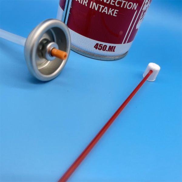 Válvula de lubricante WD-40 versátil para tareas domésticas y herramientas de jardín con función de pulverización de 360 grados.