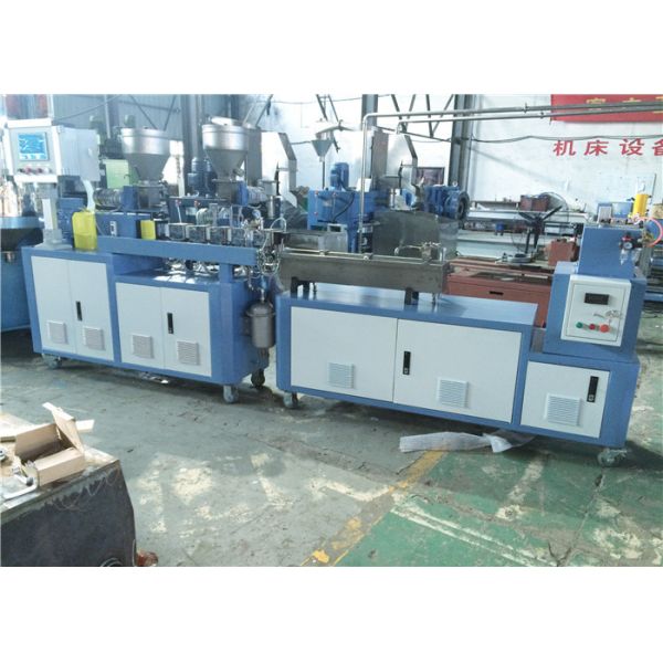 Double Screw Lab Scale Extruder Machine With Output 5-10kg/hr Highly Efficient