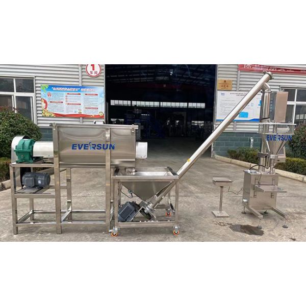 200-5000L Stainless Steel Ribbon Blender Machine Customized Dimension