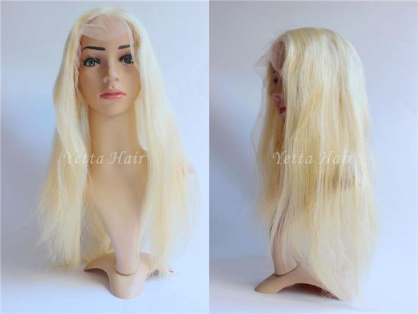 Perucas completas não processadas do cabelo humano do laço de Remy da beleza com cabelo do bebê