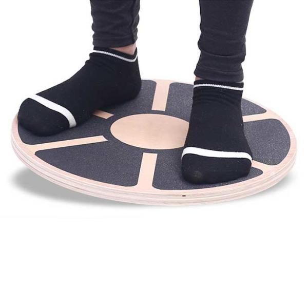 Diameter 39.5cm Wooden Round Balance Wobble Board , Wooden Rocker Board