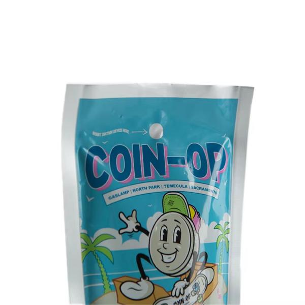 Aluminum Foil Fruit Drink Perforated Pouch Stand Up Pouch With Straw