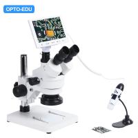 El microscopio portátil 5x-53x de A36.5102 Lcd Digital enfoca USB2.0 el 1.3M