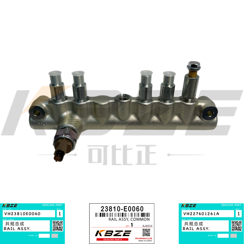 KBZE VH23810E0060 KOBELCO VH227601261A SK200-8 SK250-8 FUEL COMMON RAIL FITS HINO J05E 23810-E0060