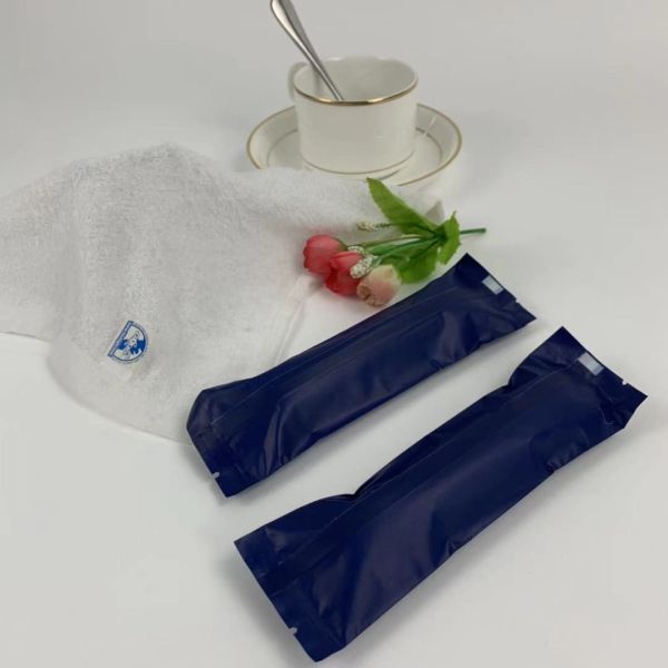 Ярлык бренда Customed душил индивидуально влажное полотенце хлопка Oshibori