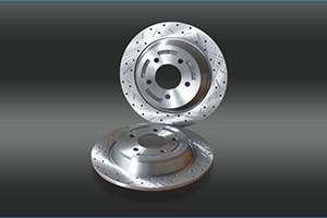 Custom Grey Cast Iron Brake Disc with 10kg Standard Weight via Horizontal Green Sand Casting for Automotive Applications