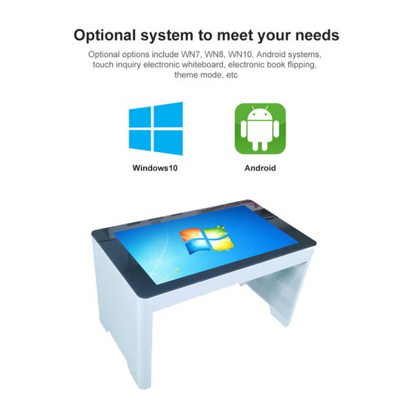32 Inch Interactive Multi Digital Tea Table AIO PC Interactive Smart Touch Screen Coffee Table