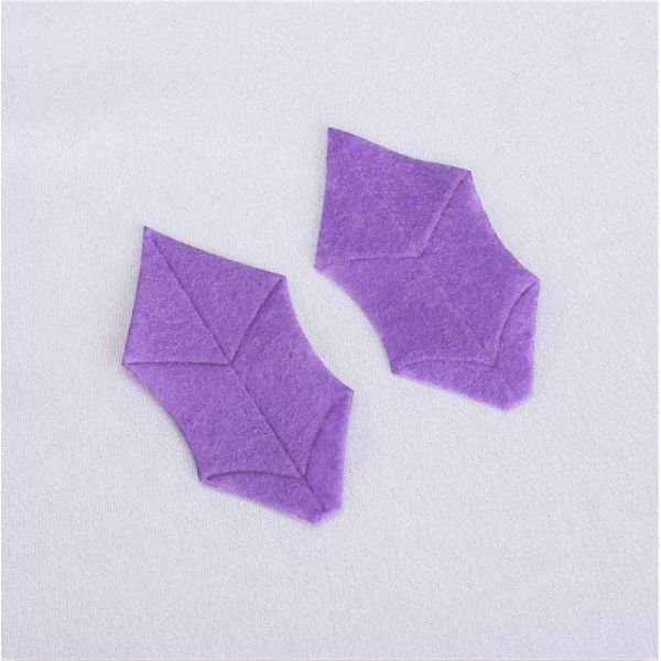 Double Faced Felt Christmas Party Crafts Multi Purpose Flower Patterns