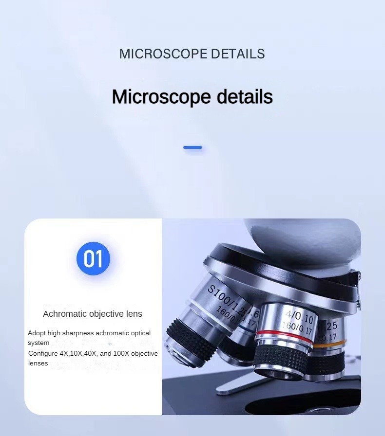 9-inch LCD HD Display Screen Digital Video Three Eye Microscope with Handheld Zoom Microscope