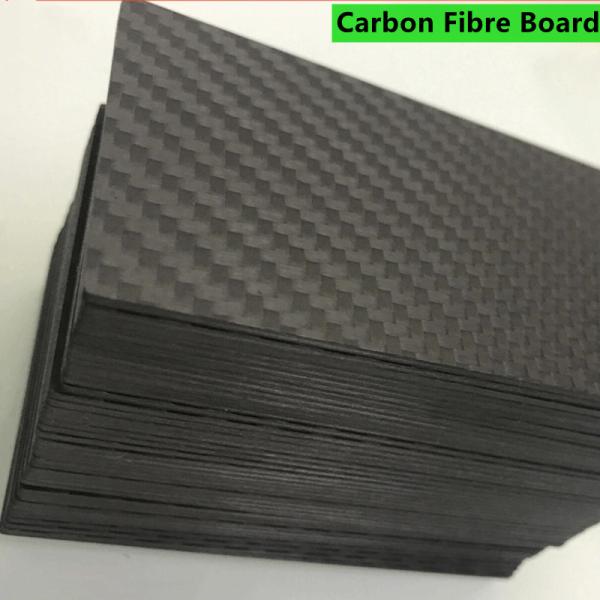 ISO9001 Carbon Fiber Rods And Tubes , Shinning Type 1.5mm Carbon Fiber Sheet