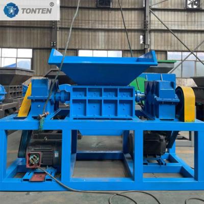 Heavy Duty Double Shaft Shredder Automatic Woods Steel Grinding Shredder Machine