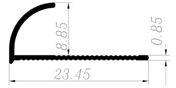 Tile Transition Strip Metal Tile Edging Tile Beading Accessories Profile 8mm