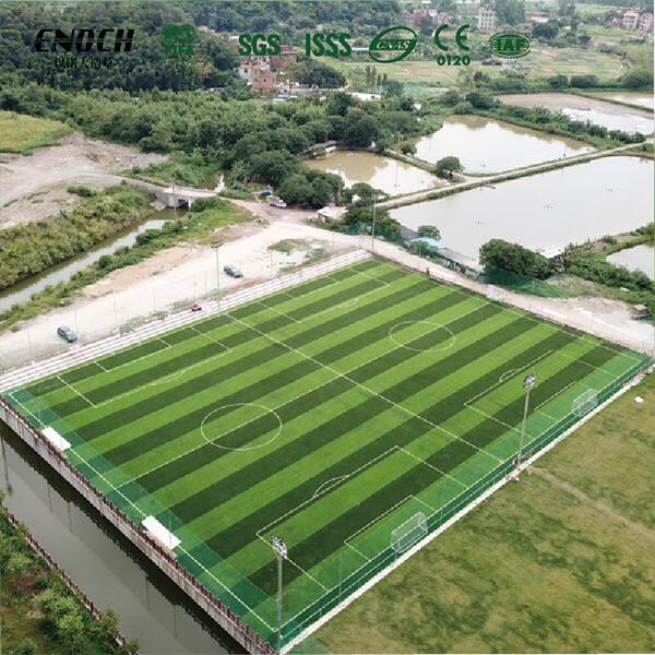 FIFA Certificated Artificial Football Pitches with 8-10 Years Life Span Uniform Texture and Customized Size