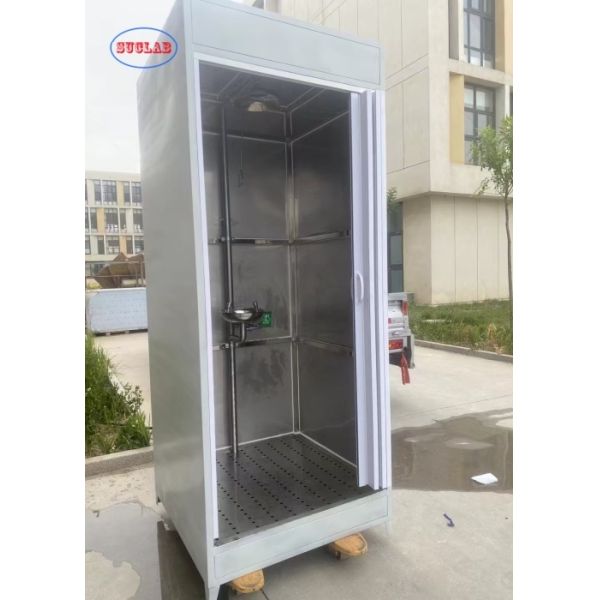 Outdoor Safety Shower LLC Wall-mounted and ANSI Z358.1-2014 Certified for Customer Requirements