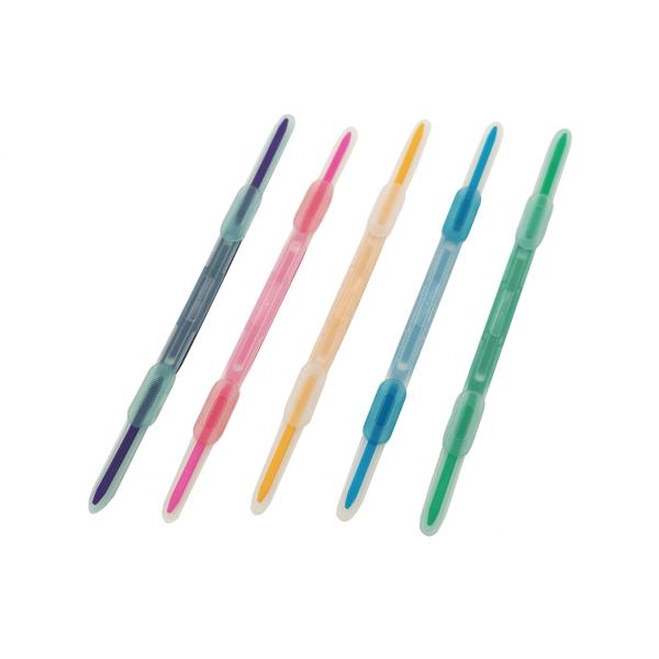 Colored Plastic Paper Fastener 2 Hole Plastic File Fastener Eco Friendly