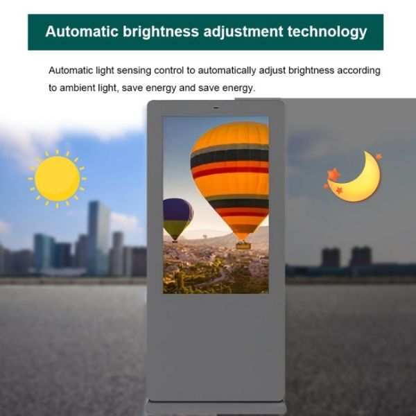 Dropshipping 55 Inch Floor Standing large outdoor lcd screens Outdoor Video Advertising Screen