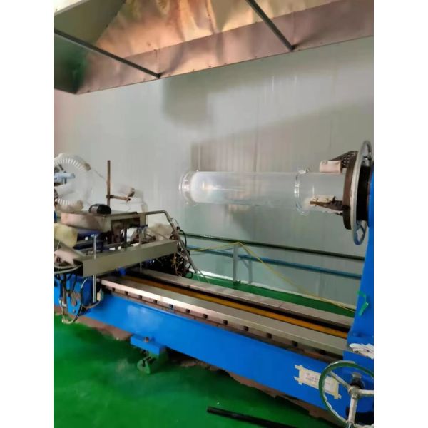 Кварцевая прозрачная стеклянная трубка большого диаметра Солнечная фотоэлектрическая диффузионная трубка