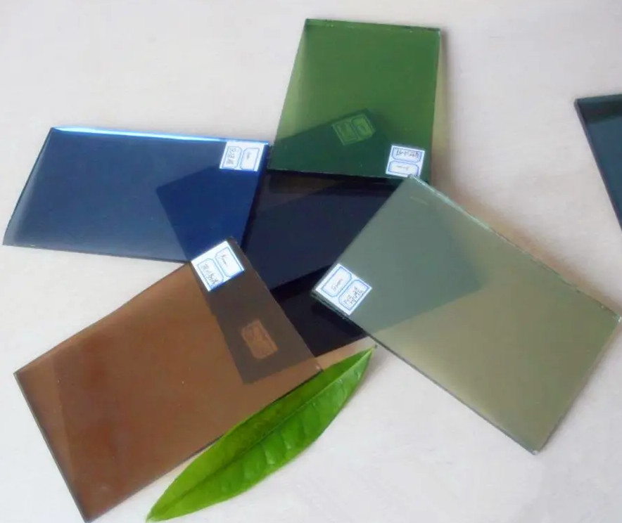 Строительное отражающее плавучее стекло с цветами синий/зеленый/бронзовый/желтый