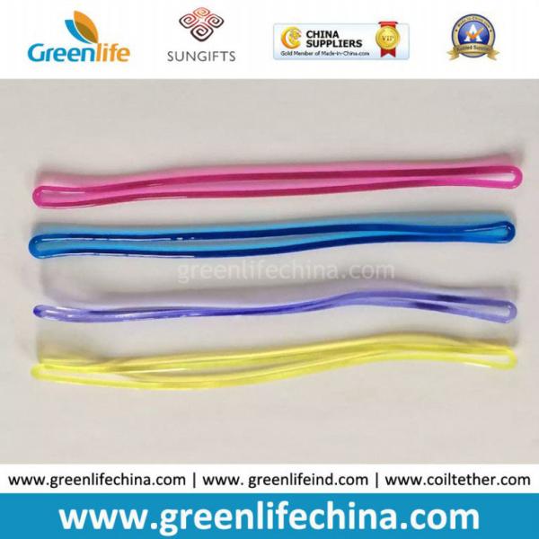 Hot Sales Light Blue 2.5x150mm Travel Tag Partner PVC Strap Loops