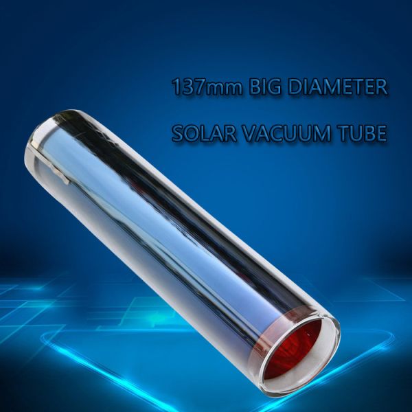 Three Target Solar Thermal Vacuum Tube 3.0mm Thickness Borosilicate Glass 3.3 Material