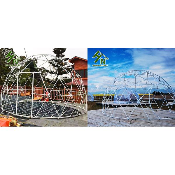 Шатра геодезического купола 4 человек сопротивление небольшого УЛЬТРАФИОЛЕТОВОЕ для выпусков нового товара