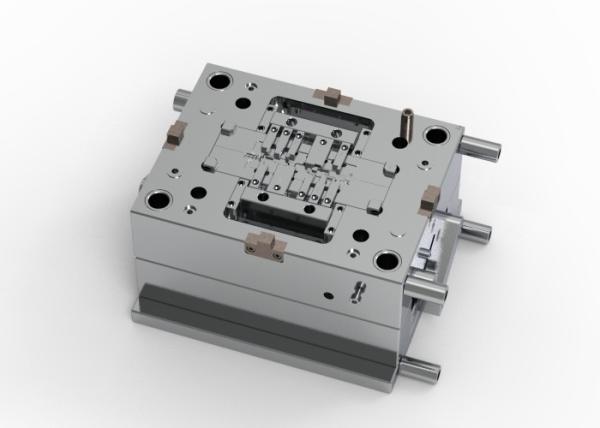 OEM / ODM ： Cold Runner Injection Molding & Transparent Glasses Middle Bracket 1*2 No.23058-B