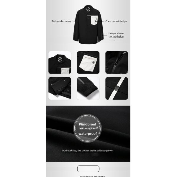 Support 7 Days Sample Order Unisex Winter Race Wear for Adults Plus Size Ski Jacket