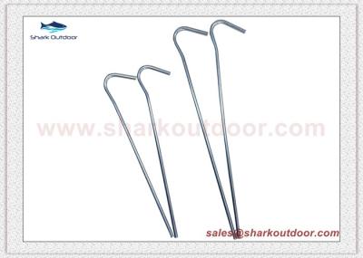 Galvanized Steel Tent Pegs for anchoring tents, canopies, tarps, landscaping or garden plants