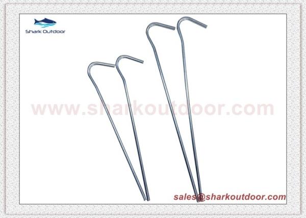 Wire Tent Pegs Heavy Duty Steel Net Peg Camping Tent Hook 7 Inch