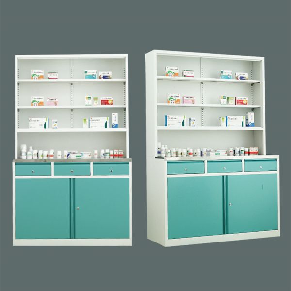 Alkali Resistant SS304 Hospital Medicine Cabinet Adjustable With 3 Drawers