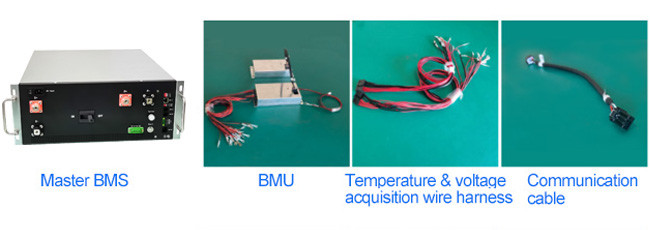 180S 576V 250A Master Slave BMS с релейным контактором 15S BMU