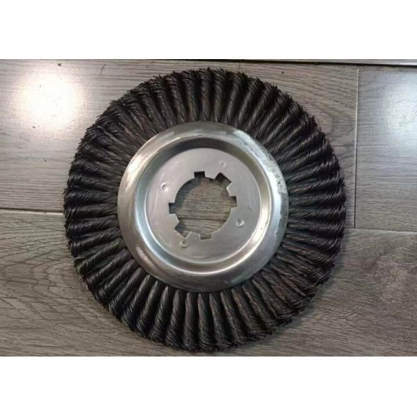 300mm OD Metal Tube Rust Removal Twisted Wire Brush