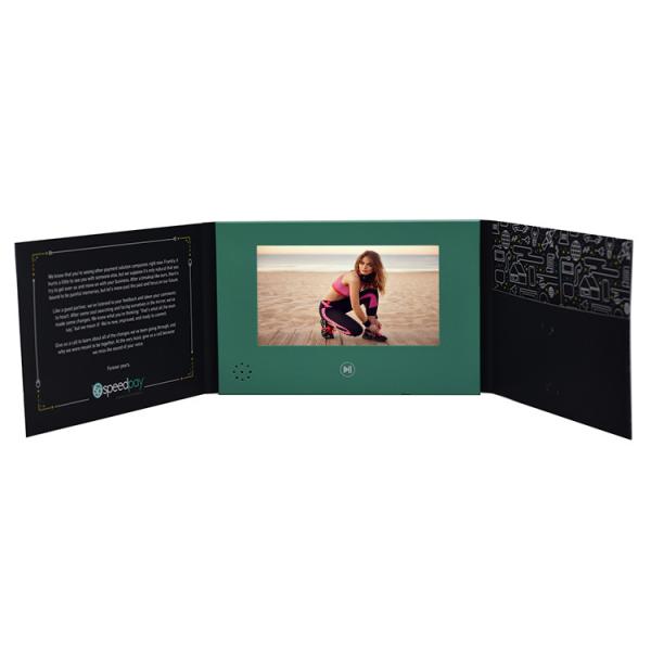 7 inch lcd screen video brochure invitation cards video wedding video invites