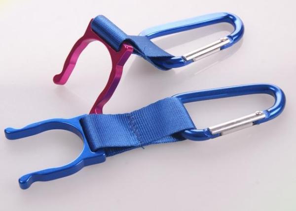 Carabiner strap keychain with metal bottle holder buckle special design hot selling cheap