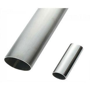 Black / Silver White Cold Drawn Shaped Pipe , Hollow Section Elliptical Steel Pipe