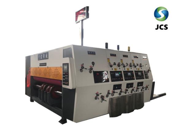 3 Colors 530mm Corrugated Box Printing Machine With Servo Feeder