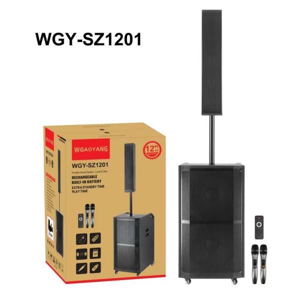 Le haut-parleur de karaoké portable de 12 pouces