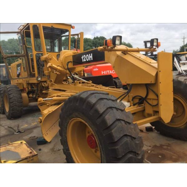 Second Hand 120G Motor Grader with 1626mm Working Diameter and 60km/h Forward Speed