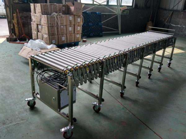 Flexible Powered Stainless Steel 304 Roller Conveyor