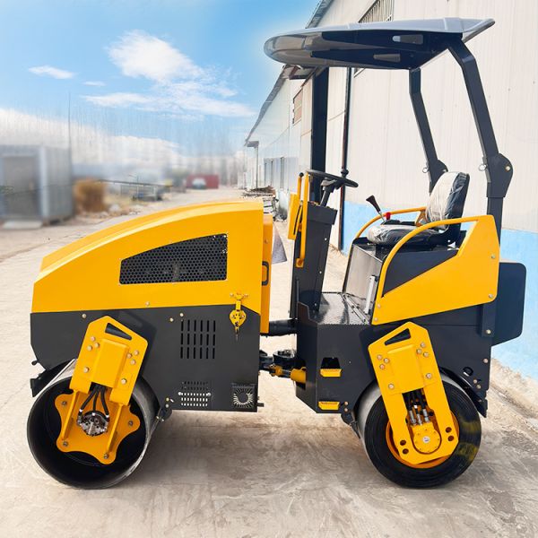 China 3.5ton Road Roller Double Drum Earth Road Roller Machine Vibratory Mini Road Roller for Sale