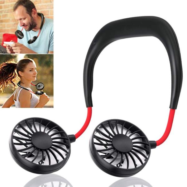 USB Portable Rechargeable Fan Home Appliances Three Speed 1200mAh For Outside Sports