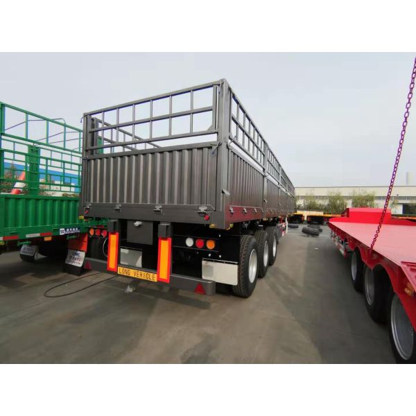 50 ton cow carrier stake fence semi trailer
