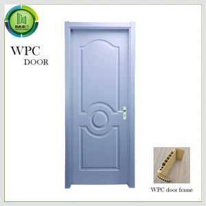 Painting WPC Door modern interior door with durable WPC frame moisture resistance soundproof design and customizable surface treatments