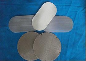 Decorative Circular Mesh Filter Disc , Stainless Steel Mesh Disc