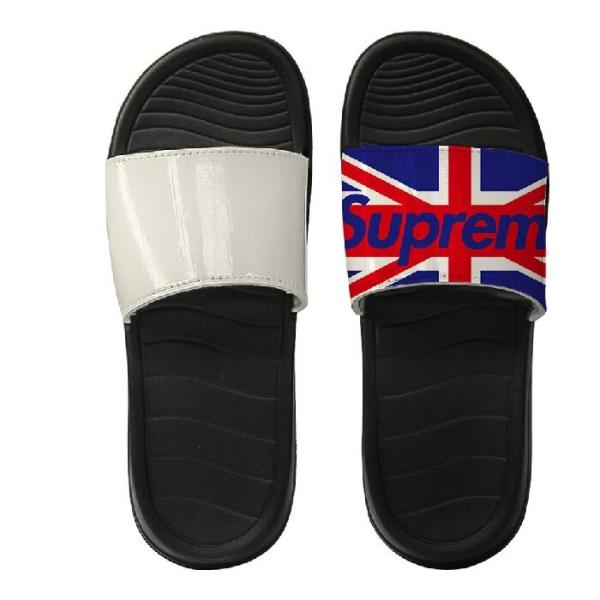 Blank Sublimation PVC Slippers With Printable Leather Part For DIY Customized Photo Printing
