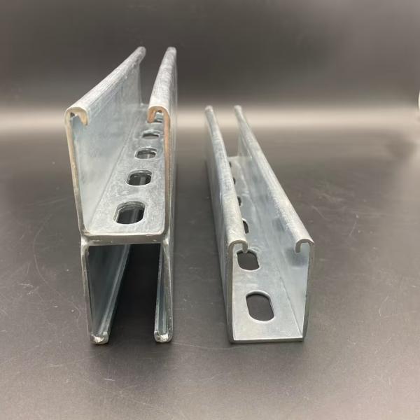 Double Unistrut 41x123 Slotted Plain Spot Welding Back to Back Strut Channel