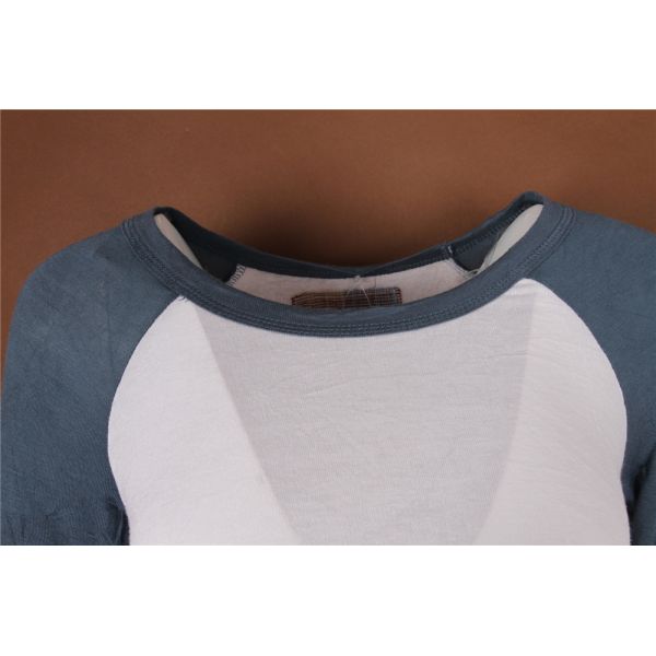 1/2 Sleeve Ladies Raglan Sleeve T Shirts 95% Rayon 5% Spandex