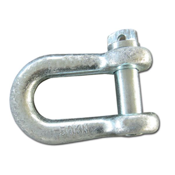 Grillos resistentes de alta resistencia, carga clasificada del perno de seguridad 1T-30T que levanta los grillos de D